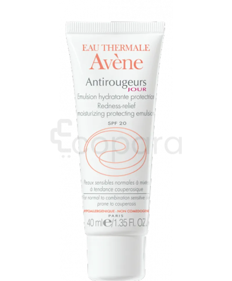 AVENE ANTI-ROUGEURS JOUR EMULSION HYDRATANTE PROTECTRICE SPF20 40ML