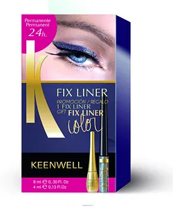 KEENWELL FIX LINER PERMANENTE 24H 4ML+FIX LINER COLOR 9ML GRATUIT
