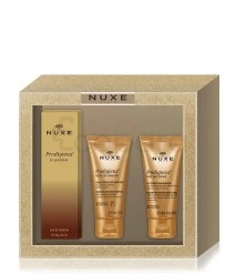 NUXE COFFRET PRODIGIEUX LE PARFUM 30ML + PRODIGIEUX HUILE DE DOUCHE 30ML + PRODIGIEUX LAIT PARFUMÉ 30ML