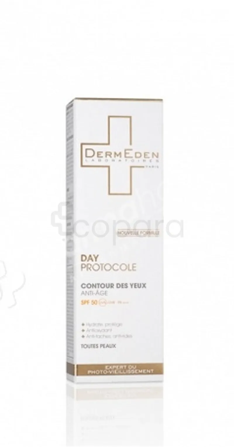 DERMEDEN DAY PROTOCOLE CONTOUR DES YEUX SPF50 JOUR 15ML
