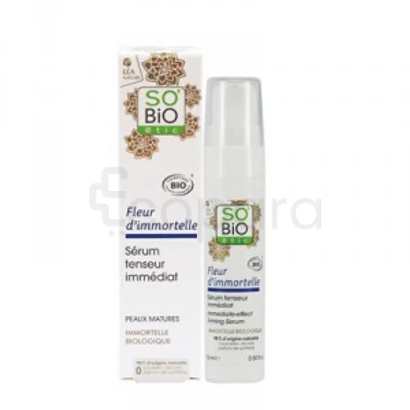 SO'BIO ETIC FLEUR D'IMMORTELLE SERUM TENSEUR IMMEDIAT 15ML