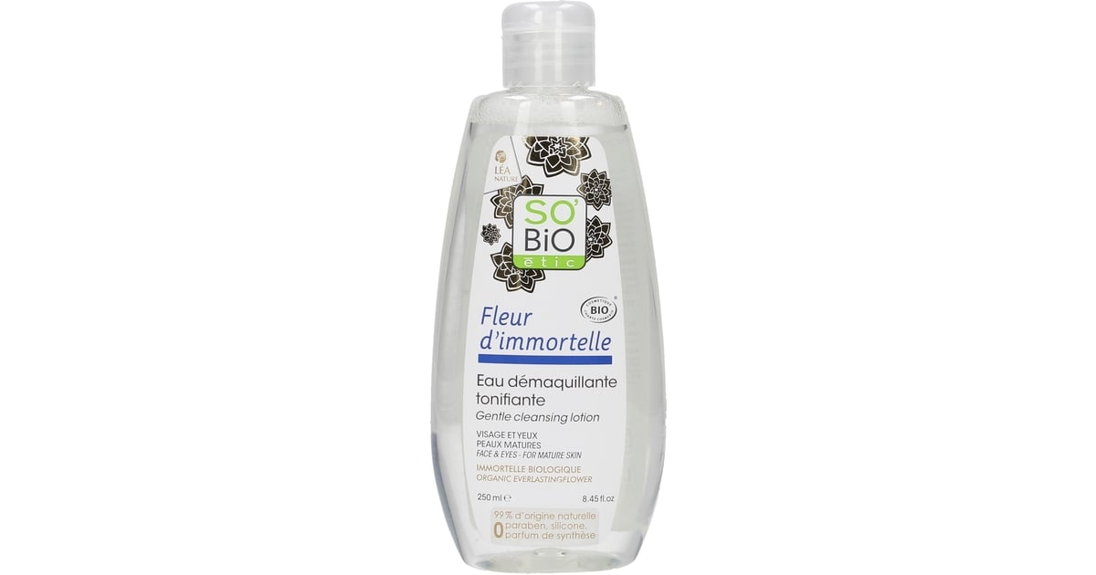 SO'BIO ETIC FLEUR D'IMMORTELLE EAU DEMAQUILLANTE TONIFIANTE 250ML