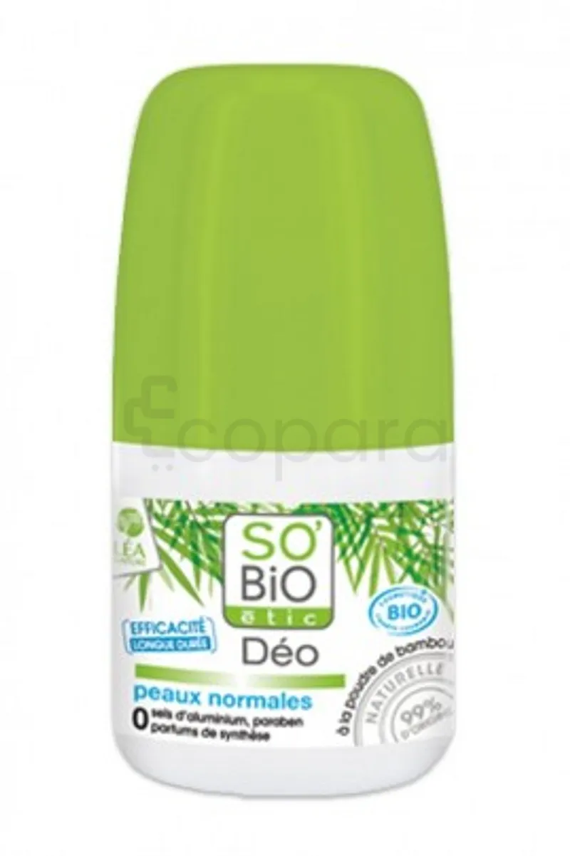 SO'BIO ETIC DEODORANT A LA POUDRE DE BAMBOU PEAUX NORMALE 50ML
