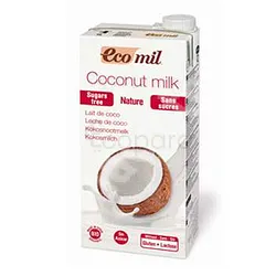 ECOMIL LAIT DE COCO NATURE SANS SUCRE 1L