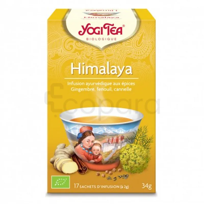 YOGI TEA HIMALAYA INFUSION BOITE DE 17 SACHETS