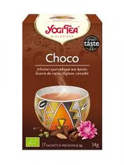YOGI TEA CHOCO INFUSION BOITE DE 17 SACHETS