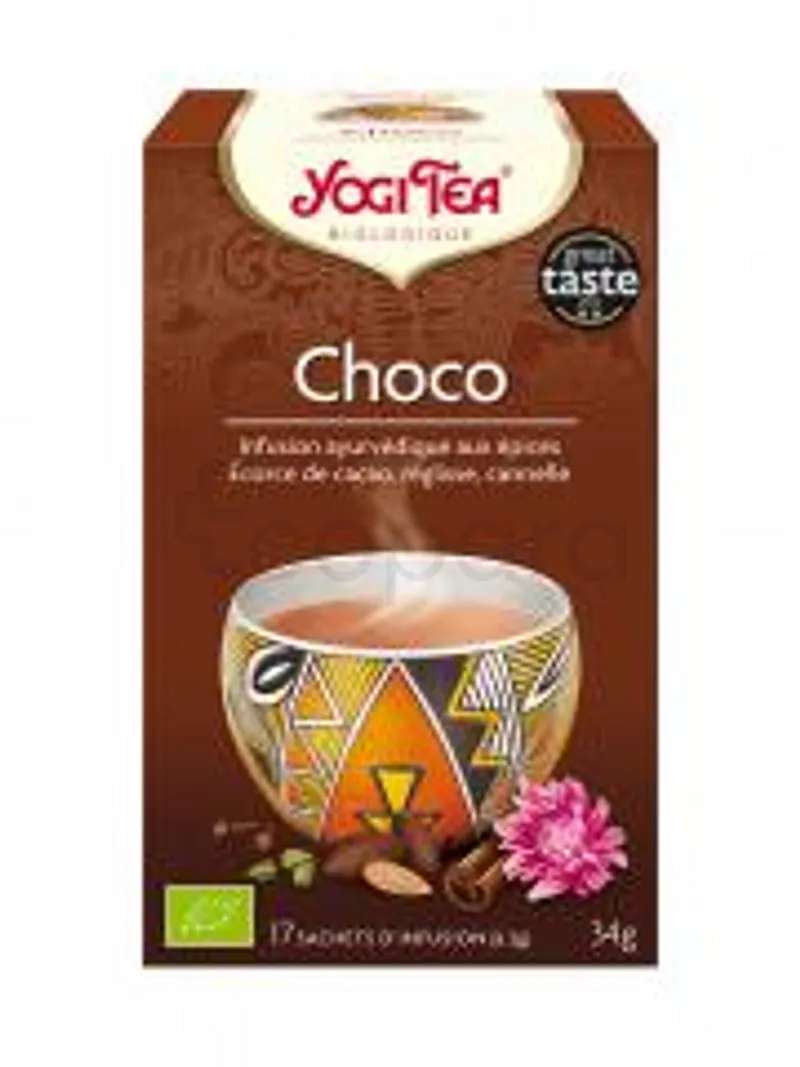 YOGI TEA CHOCO INFUSION BOITE DE 17 SACHETS