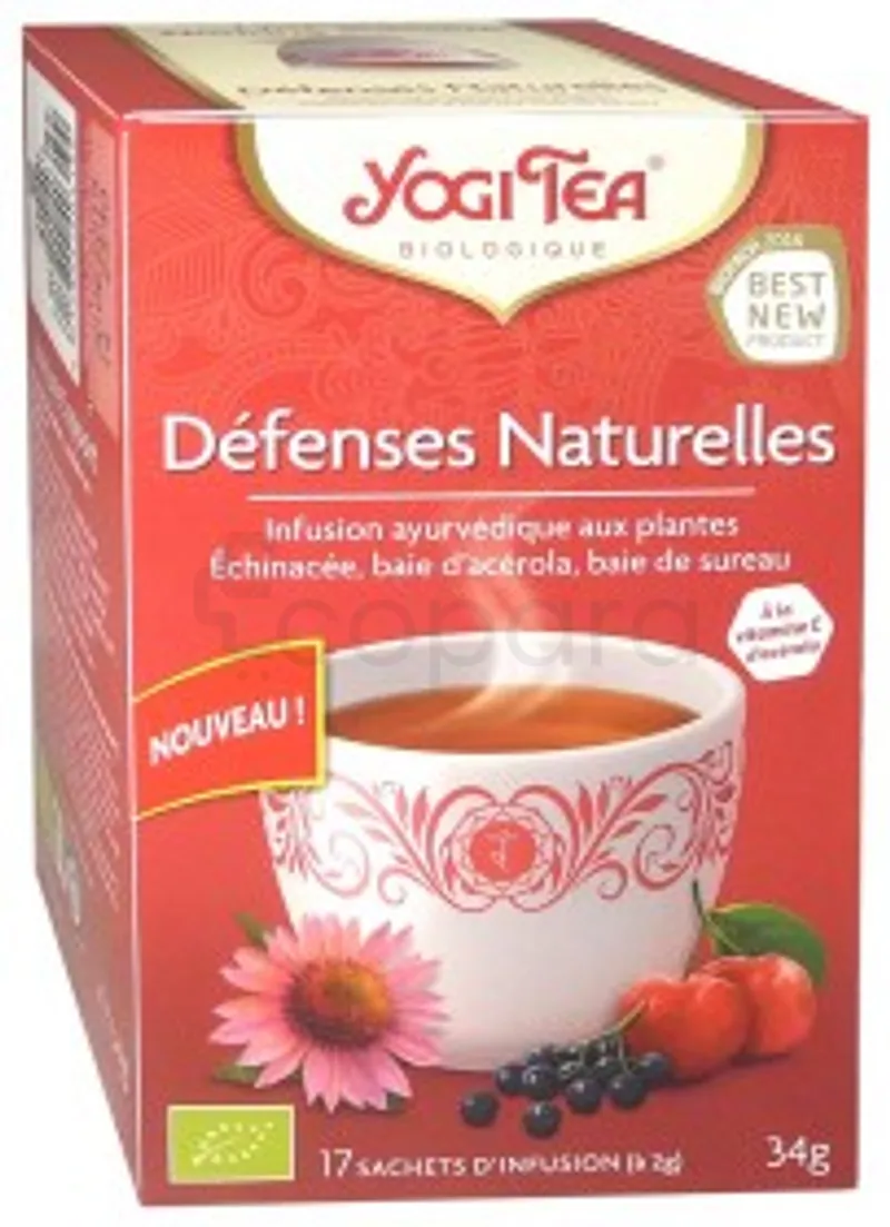 YOGI TEA DEFENSES NATURELLES INFUSION BOITE DE 17 SACHETS