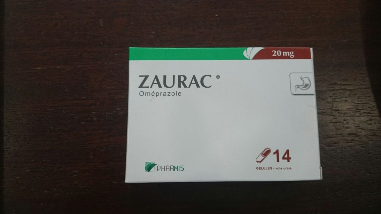 ZAURAC 20MG OMEPRAZOLE BOITE DE 14 GELULES