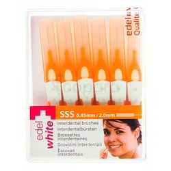EDEL WHITE DENTAL SPACE BRUSHES BOITE DE 6 REFERENCE ID6SSS