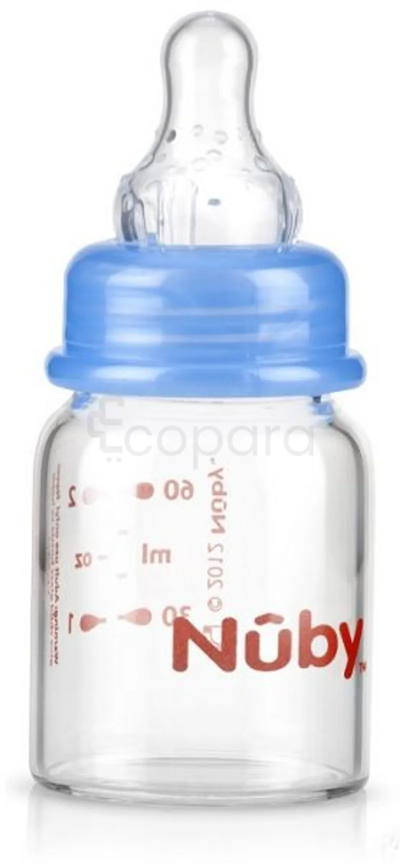 NUBY BIBERON EN VERRE COL STANDARD +0MOIS 60ML REFERENCE ID1177