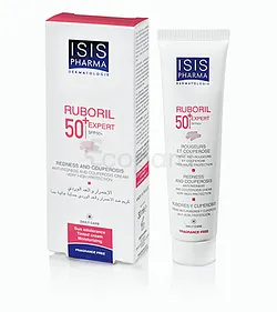 ISISPHARMA RUBORIL EXPERT 50+ SPF50+ ROUGEURS ET COUPEROSE 30ML REFERENCE PIS176