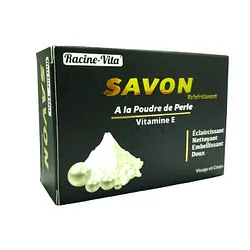 RACINE-VITA SAVON ÉCLAIRCISSANT A LA POUDRE DE PERLE ET VITAMINE E 80G REFERENCE 12593