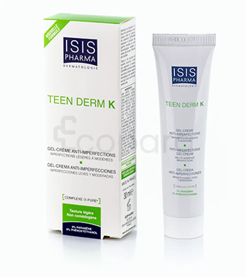 ISISPHARMA TEEN DERM K EMULSION GEL CREME ANTI-IMPERFECTIONS 30ML REFERENCE COIVISI006