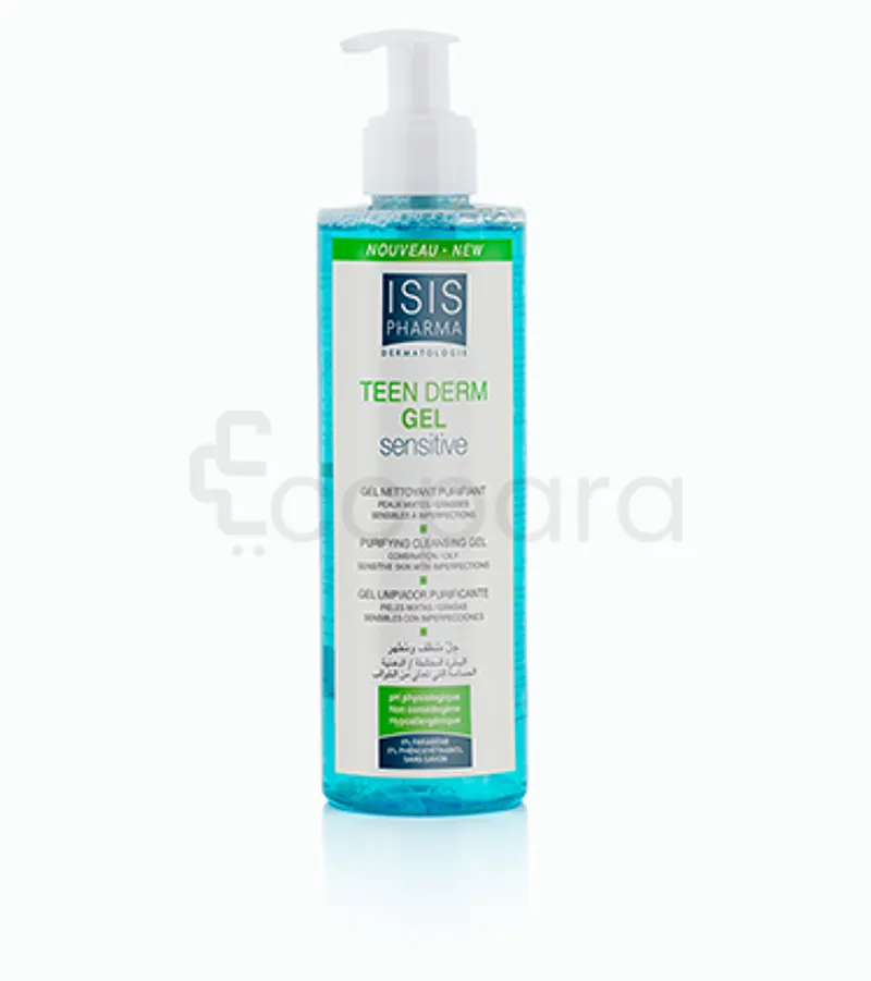 ISISPHARMA TEEN DERM SENSITIVE GEL NETTOYANT PURIFIANT 250ML REFERENCE COIVISI053
