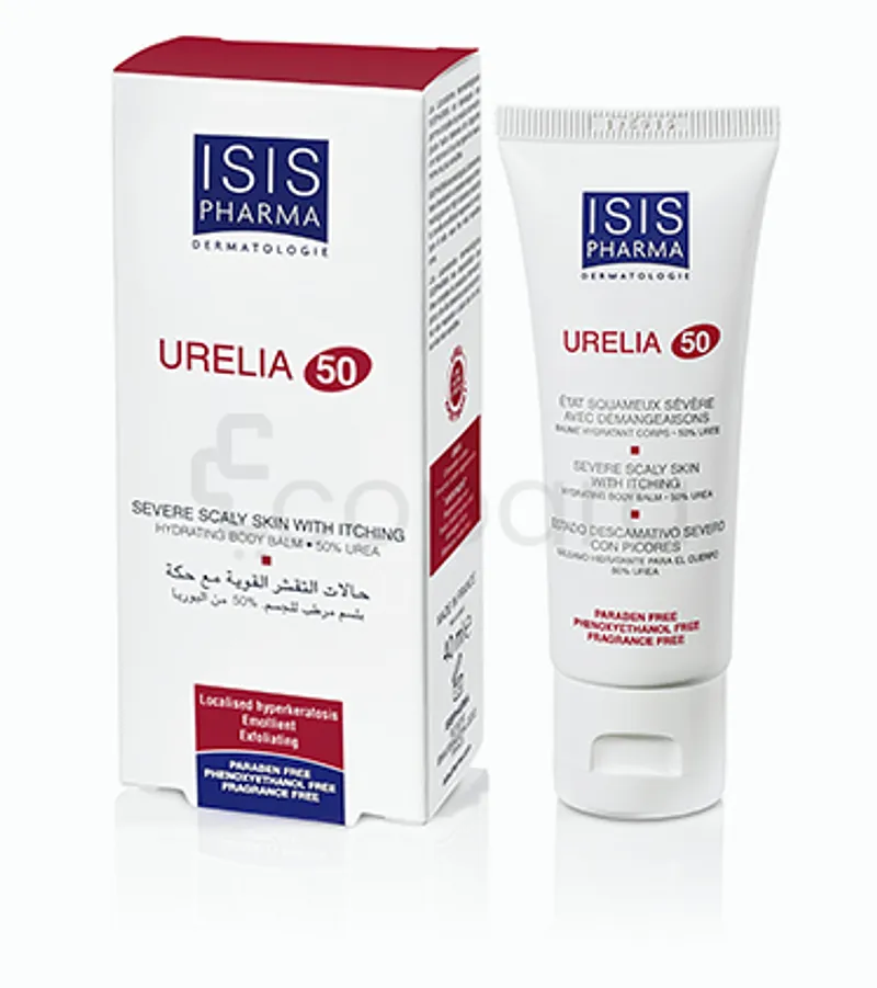 ISISPHARMA URELIA 50 BAUME HYDRATANT KERATOLYTIQUE 50% UREE 40ML REFERENCE COIVISI036