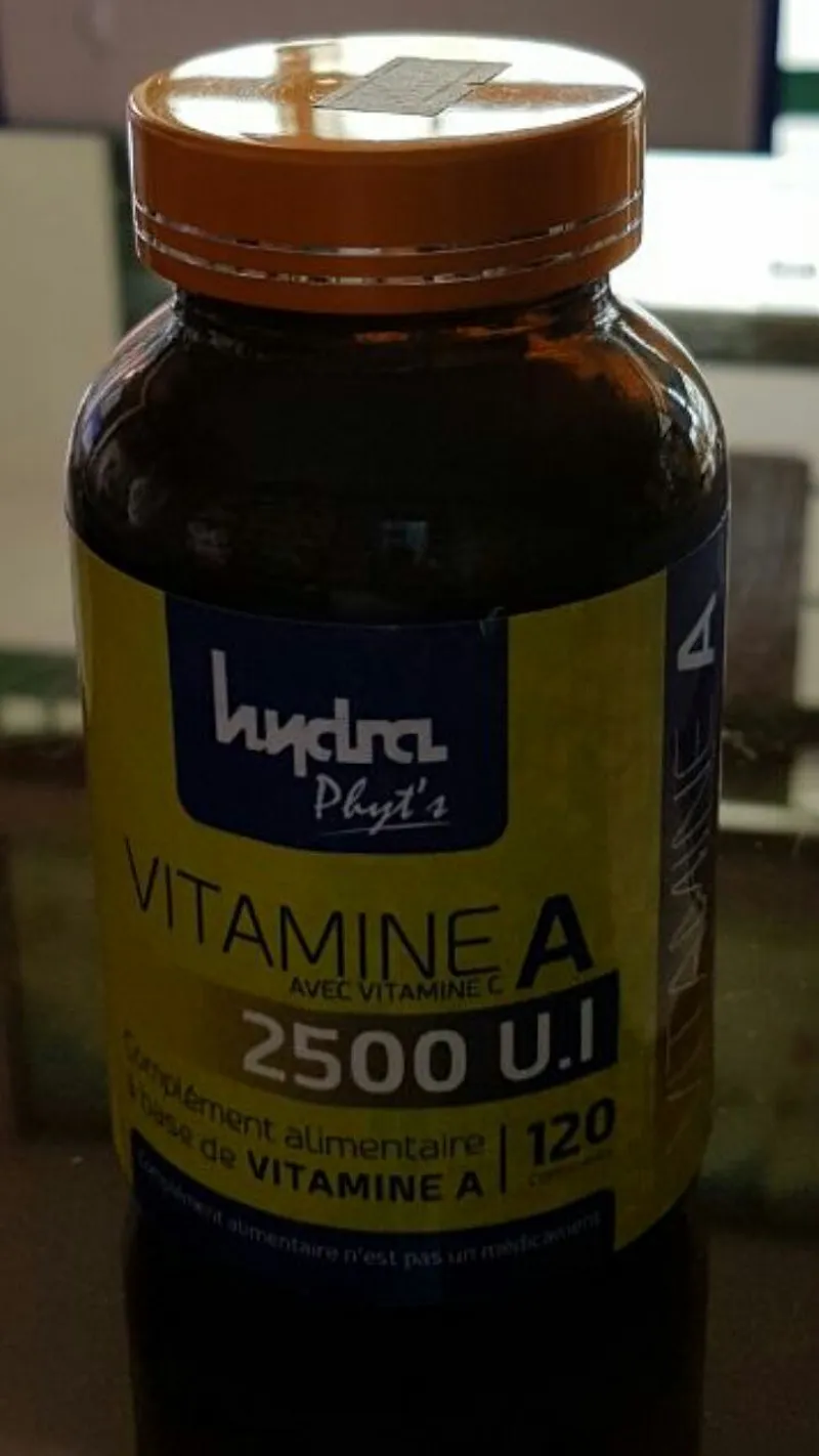HYDRA PHYT'S VITAMINE A 2500 U.I BOITE DE 120 COMPRIMES