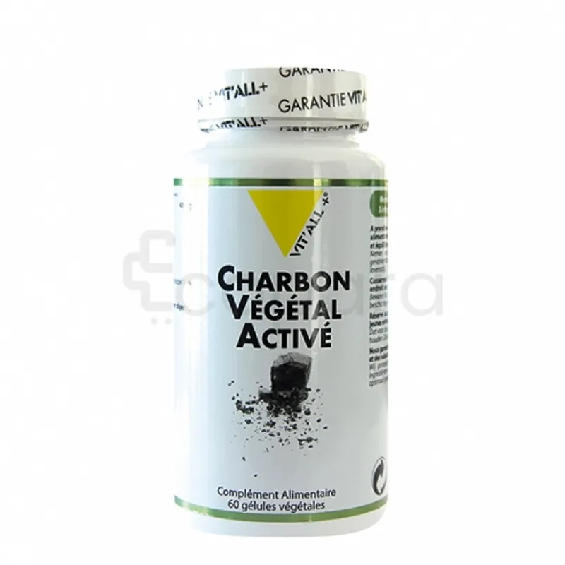 VITALL+ CHARBON VEGETAL ACTIVE BOITE DE 60 GELULES