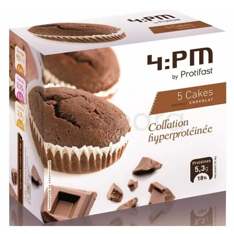 PROTIFAST CAKES COLLATION HYPERPROTEINEE CHOCOLAT BOITE DE 5
