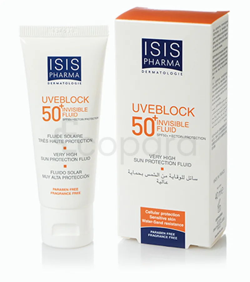 ISISPHARMA UVEBLOCK SPF50+ INVISIBLE FLUID 40ML REFERENCE COIVISI019