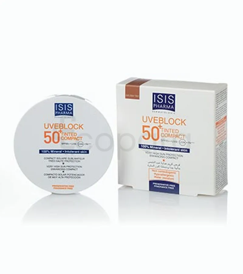 ISISPHARMA UVEBLOCK 50+ TINTED COMPACT TEINTE MEDIUM 10G REFERENCE COIVISI013