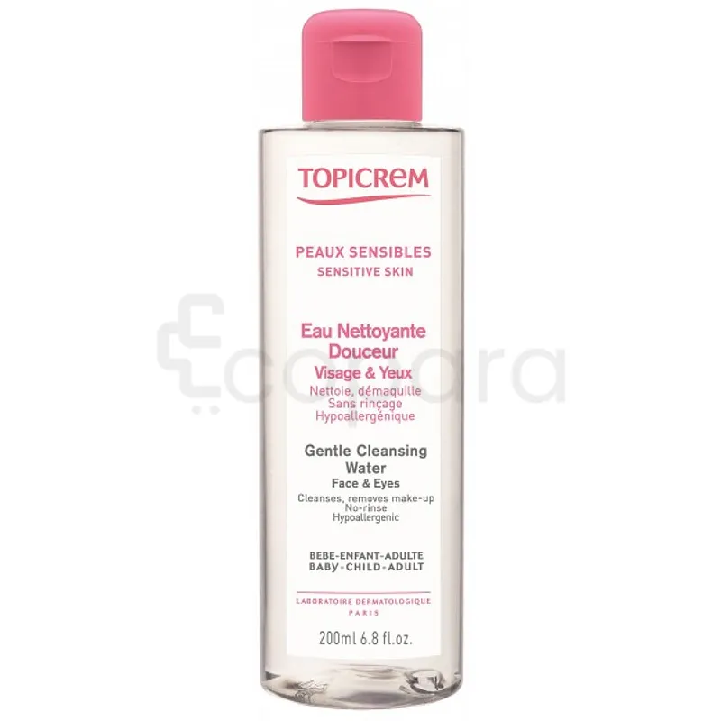 TOPICREM EAU NETTOYANTE DOUCEUR VISAGE ET YEUX 200ML
