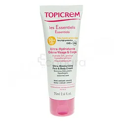TOPICREM ULTRA-HYDRATANTE CREME VISAGE ET CORPS SPF50+ 75ML