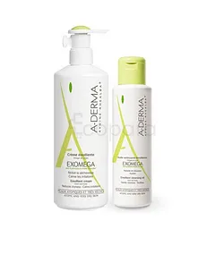 ADERMA PACK EXOMEGA DEFI CREME EMOLLIENTE 200ML + ADERMA EXOMEGA HUILE NETTOYANTE EMOLLIENTE 50ML