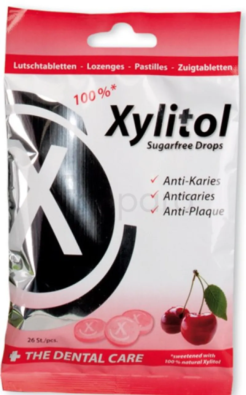 MIRADENT XYLITOL SUGARFREE DROPS CHERRY