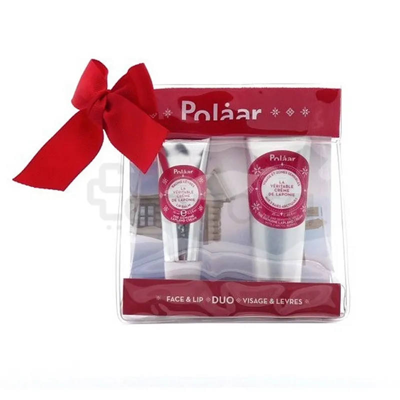 POLAAR LA VERITABLE CREME DE LAPONIE KIT DUO CREME VISAGE 25ML + BAUME LEVRES 10ML