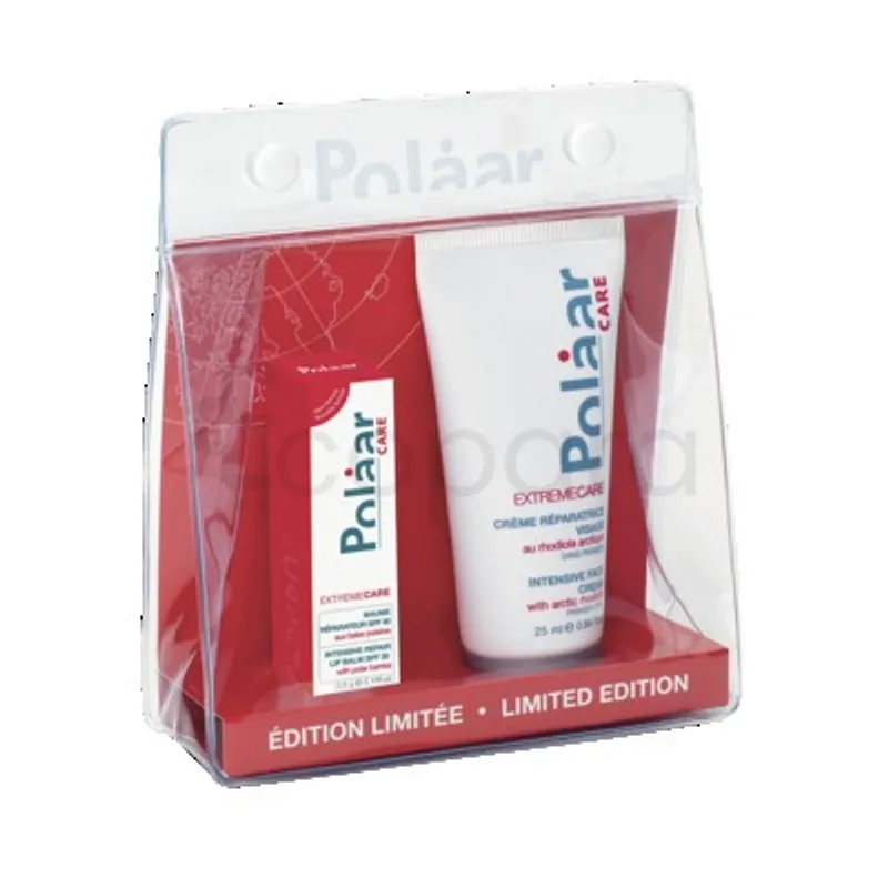 POLAAR CARE KIT DE VOYAGE EXTREMECARE CREME REPARATRICE VISAGE 25ML + BAUME LEVRES 3.8G