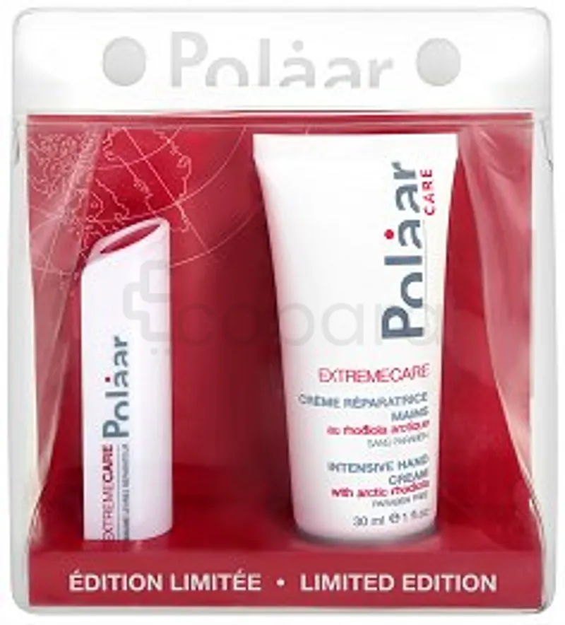 POLAAR CARE KIT DE VOYAGE EXTREMECARE BAUME LEVRES 3.8G + CREME REPARATRICE MAINS 30ML