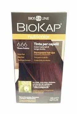 BIOKAP NUTRICOLOR DELICATO NUMERO 6.66 ROUGE RUBIS