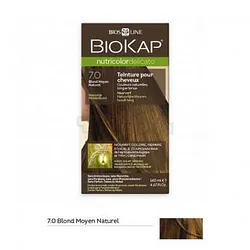 BIOKAP NUTRICOLOR DELICATO NUMERO 7.0 NATURAL MEDIUM BLOND
