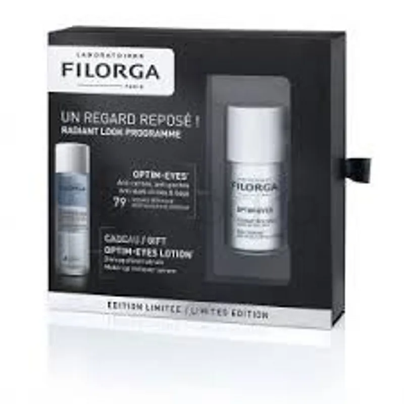 FILORGA OPTIM-EYES COFFRET REGARD REPOSE OPTIM-EYES 15ML + OPTIM-EYES LOTION 20ML