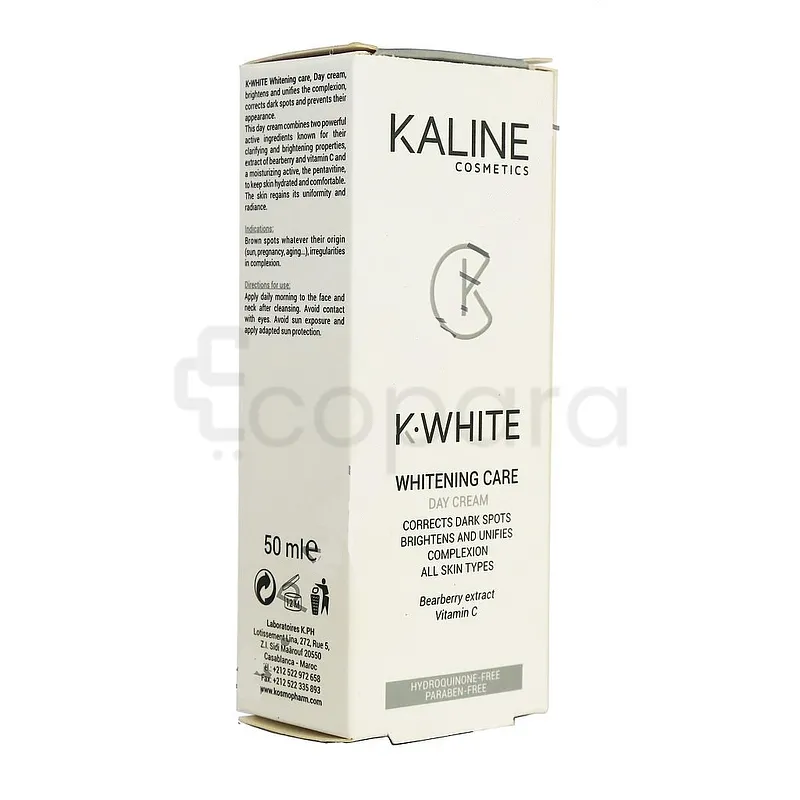 KALINE K-WHITE SOIN ECLAIRCISSANT CREME DE JOUR 50ML