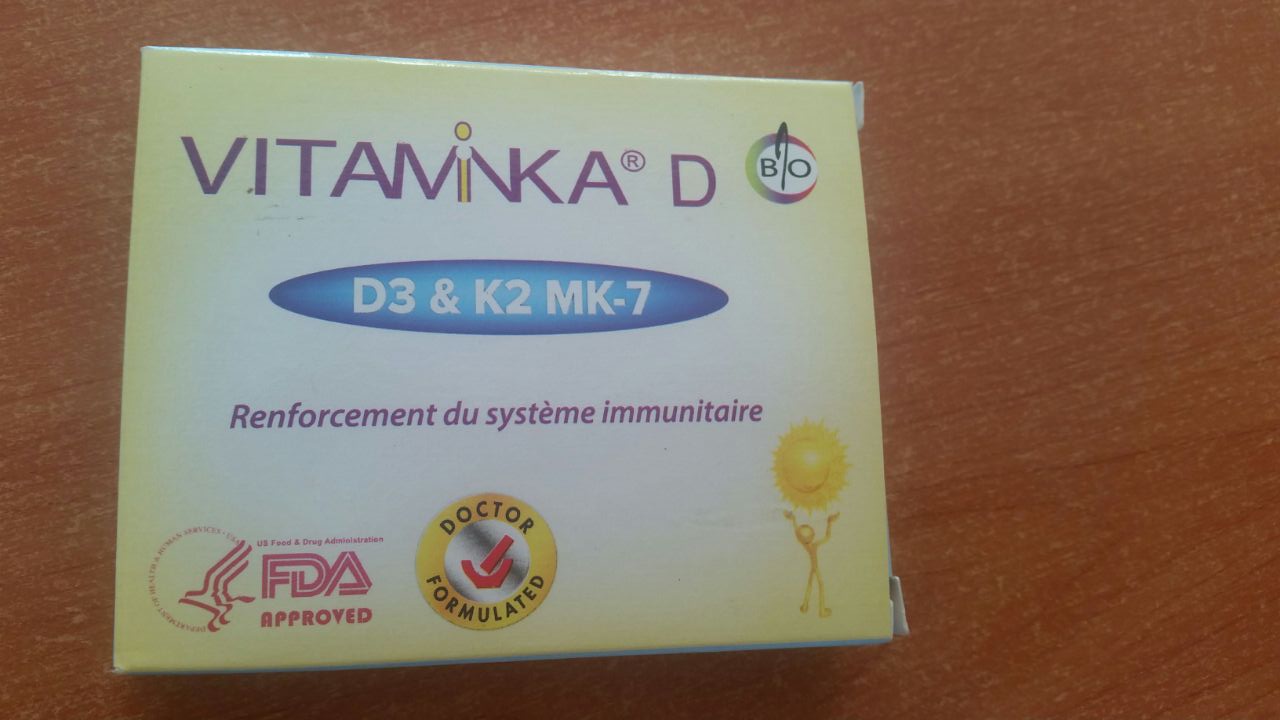 VITAMINKA D D3&K2 MK-7 BOITE DE 20 COMPRIMES