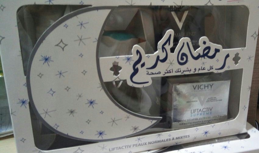 VICHY PACK RAMADAN LIFTACTIV PEAUX NORMALES A MIXTES ECHANTILLON AQUA RICHE FOND DE TEINT DERMABLEND NUMERO 25 + EAU THERMALE MINERALISANTE + IDEAL SOLAIRE + PURETE THERMALE 3EN1 + LIFTACTIV SUPREME 5
