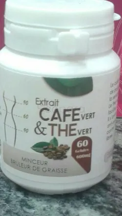 LA COLOMBE EXTRAIT CAFE VERT ET THE VERT MINCEUR BRULEUR DE GRAISSE BOITE DE 60 GELULES