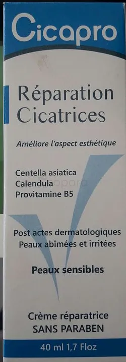 CICAPRO REPARATION CICATRICES PEAUX SENSIBLES 40ML CREME