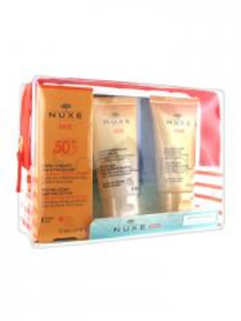NUXE SUN TROUSSE CRÈME SOLAIRE SPF50 50ML + SHAMPOOING 50ML + LAIT APRÈS SOLEIL 50ML