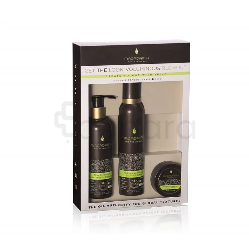 MACADAMIA COFFRET GET THE LOOK VOLUMINOUS BLOWOUT