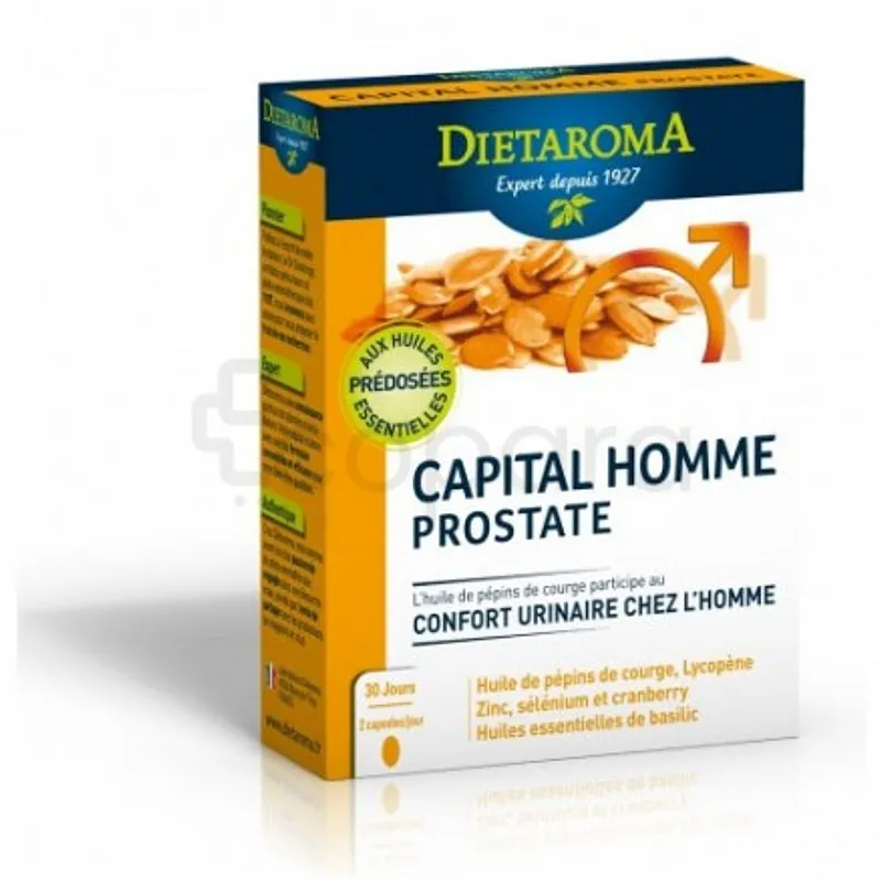 DIETAROMA CAPITALE HOMME PROSTATE BOITE DE 60 COMPRIMES