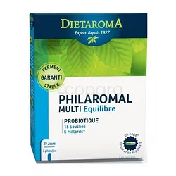 DIETAROMA PHILAROMAL MULTI EQUILIBRE PROBIOTIC BOITE DE 60 GÉLULES