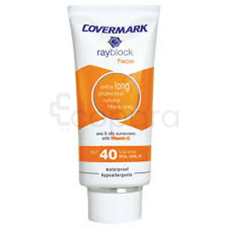 COVERMARK RAYBLOCK FACE ECRAN SOLAIRE SPF40 INVISIBLE 50ML