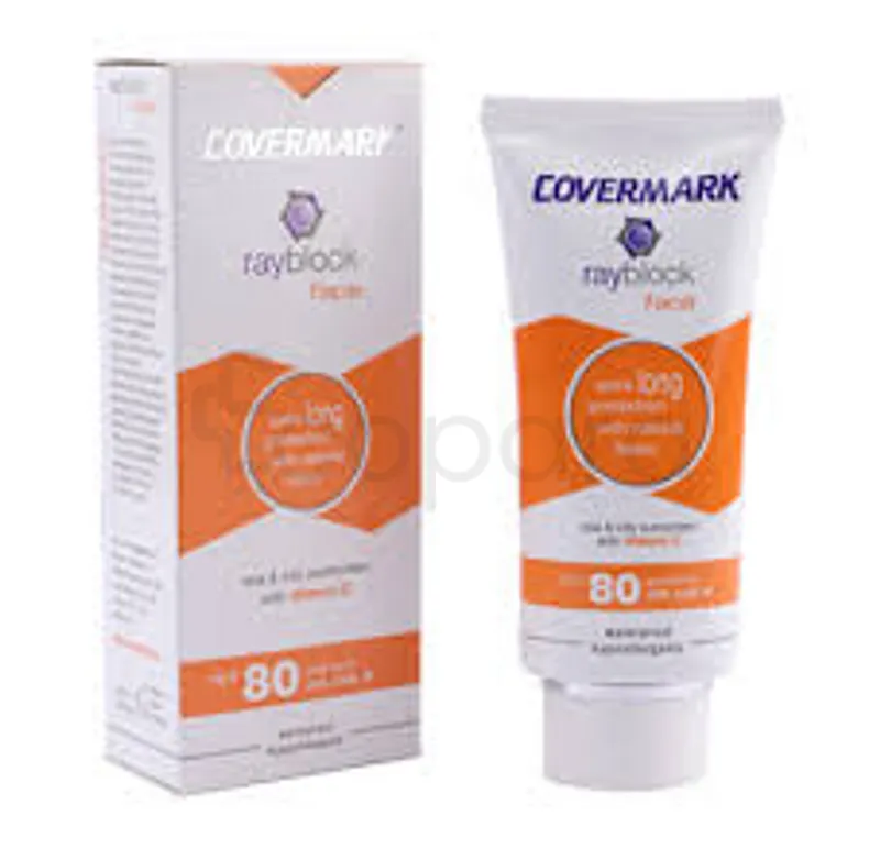 COVERMARK RAYBLOCK FACE ECRAN SOLAIRE SPF80 INVISIBLE 50ML