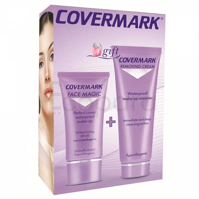COVERMARK PACK REMOVING CREAM 75ML + FACE MAGIC N4 BEIGE DORE 30ML