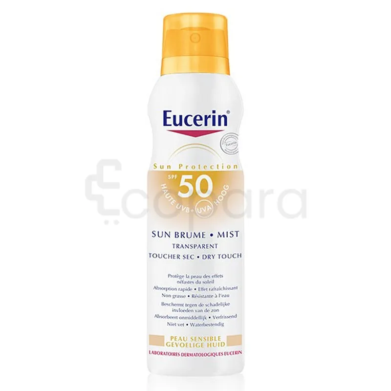EUCERIN SUN PROTECTION SUN BRUME TRANSPARENT TOUCHER SEC 200ML