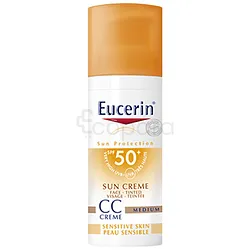 EUCERIN SUN PROTECTION CC CREME MEDIUM SPF50+ 50ML
