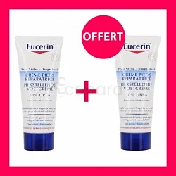 EUCERIN PACK CREME PIEDS REPARATRICE 10% URÉE + 2EME CREME OFFERTE